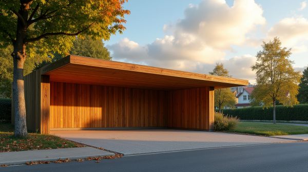 Protégez votre voiture avec un carport bois haute qualité à Nantes