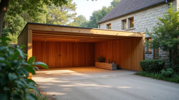 Protégez votre voiture avec un carport bois haute qualité à Nantes
