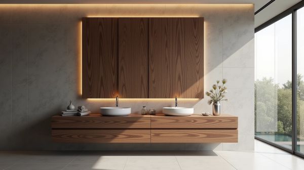 Transformez votre salle de bain avec un meuble en bois massif