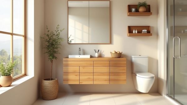Transformez votre salle de bain avec un meuble en bois massif